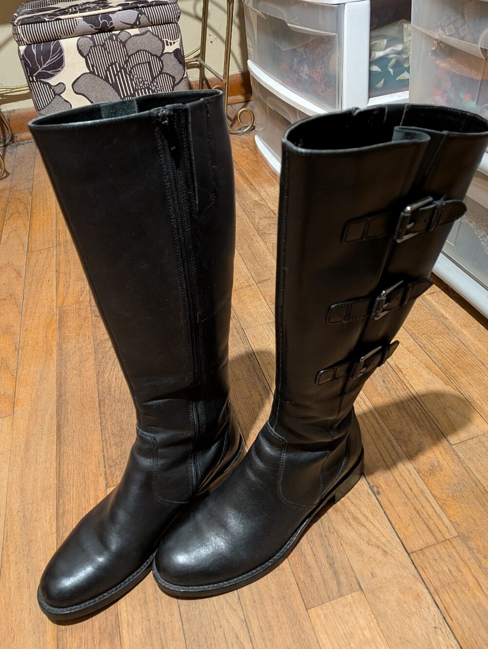Ecco Black Boots Size 6.5